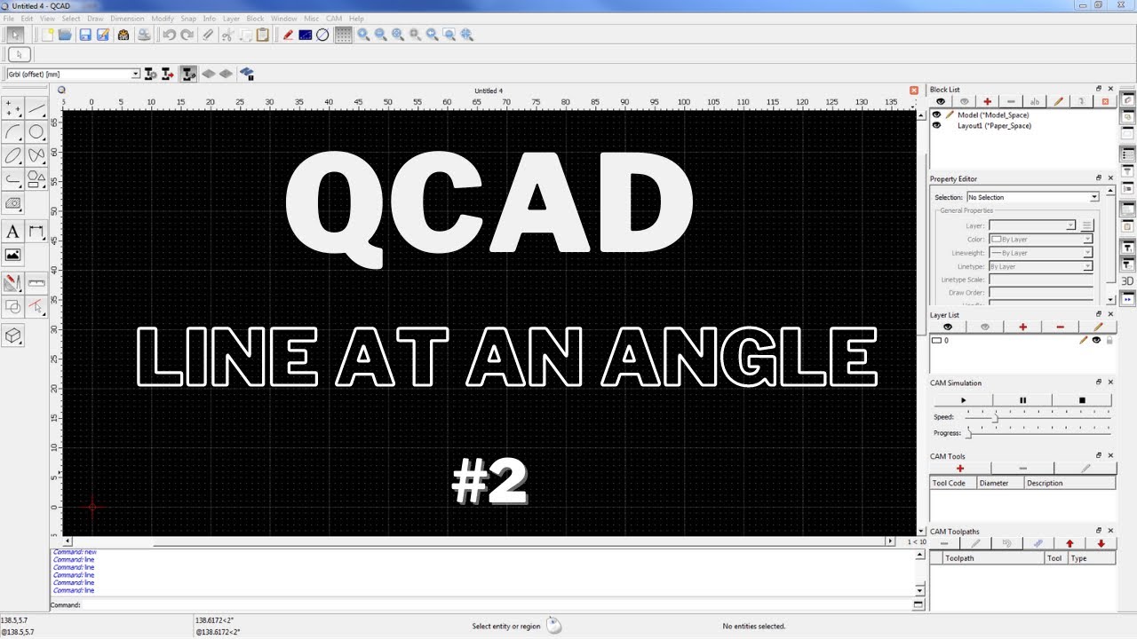 Does QCAD support surveyor's coordinates for creating angles? - Pre ...