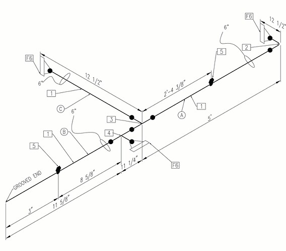 Dimensions on Isometric drawing - QCAD 'How Do I' Questions - QCAD Forum