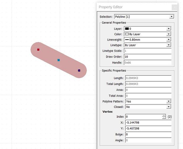 How do I draw a line with a squared-off end? - QCAD Community Edition ...