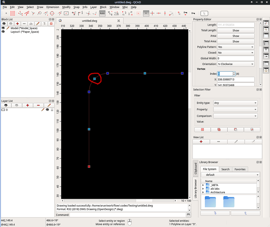 [SOLVED] Get coordinate on the arc - QCAD Script Programming ...
