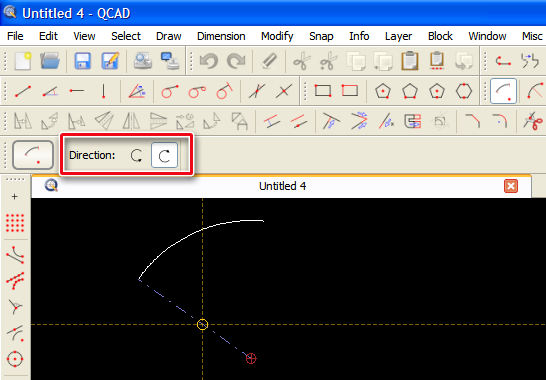 draw arc option - QCAD Troubleshooting and Problems - QCAD Forum
