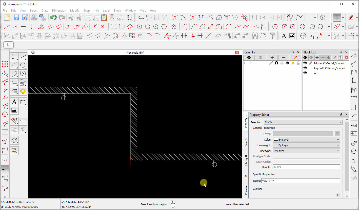 Total Length Measure Distance Along a Path - QCAD 'How Do I' Questions - QCAD Forum