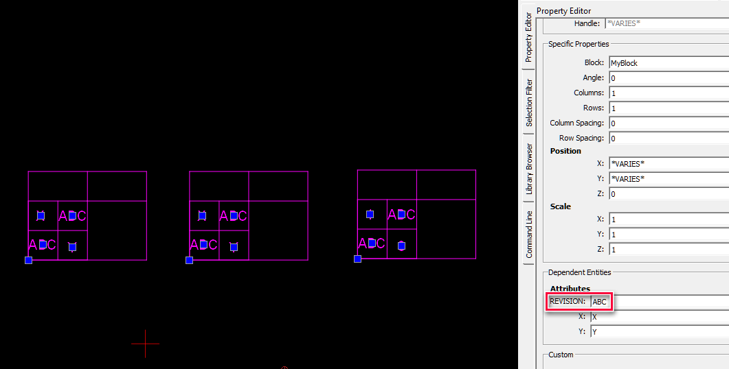 Multiple attributes with identical TAG within block only display single ...